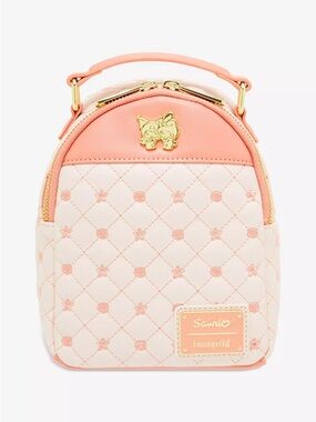 Loungefly Sanrio Kuromi & My Melody Quilt Pattern Mini Backpack - BoxLunch